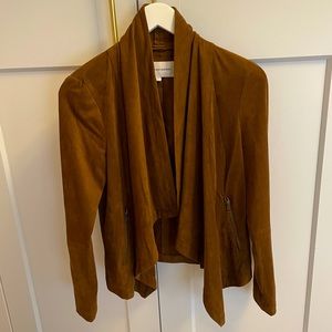 Cupcakes and Cashmere faux suede jacket